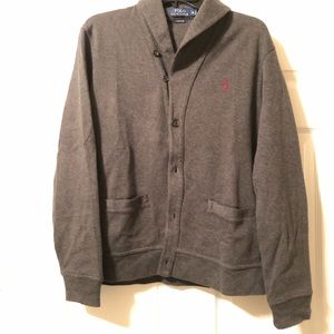 NWT Polo Charcoal Men’s Cardigan